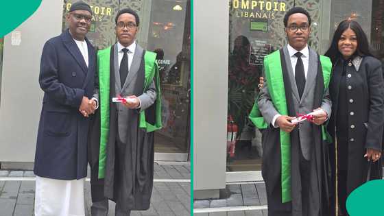 Wike’s son celebrates MSc graduation at King’s College London with family and some Nigerian leaders