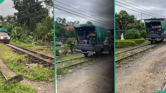 "I thought we have seen it all": Video of Toyota van running on train tracks goes viral on TikTok