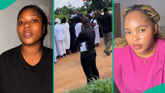 Monique Pearls: Lady shares what she witnessed at late content creator's burial, video breaks hearts