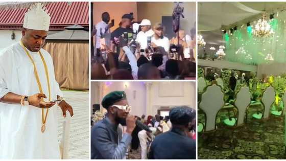 Davido, Naira Marley, Olamide, others storm Oba Elegushi's birthday party, thrill guests with hot performances