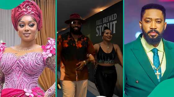 Peggy Ovire: Nigerians dig up identity of lady spotted with Frederick Leonard amid marital crisis