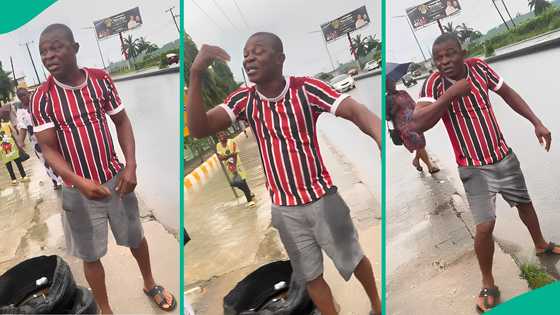 Man expresses great anger publicly after lady collected N10k without visiting him, refuses refund