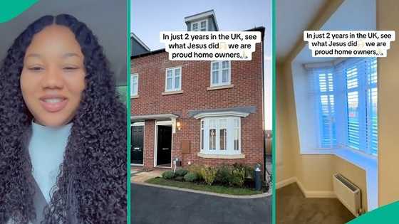 Nigerian woman overjoyed as family gets house in UK, video shows fine mansion