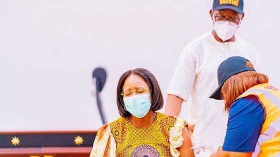 COVID-19 vaccine: Governor Okowa, wife gets jab in Delta state