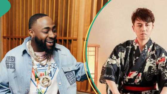 "His leg work is mad": Adorable moment Japanese Samurai danced to Davido's 'Feel' goes viral