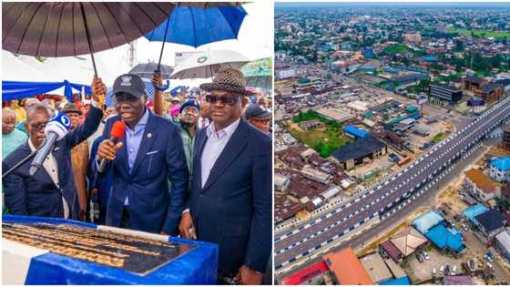 Wike: Photos, video emerge as APC governor commission projects in Rivers