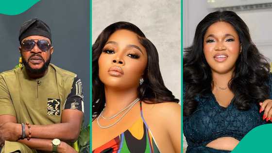 Odunlade Adekola, Toke Makinwa, Toyin Abraham storm market, fans go gaga for actor, shun actresses