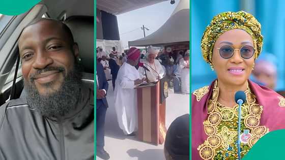 "It’s obvious": Man notices one thing many people missed in Remi Tinubu, Gov. Adeleke viral video