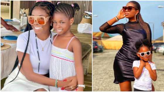 Too cute: Nigerians react as Davido's 1st child Imade holds beautiful conversation with mother