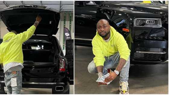 E still dey shark am: 5 times Davido has stepped out in his N240 million Rolls Royce Cullinan