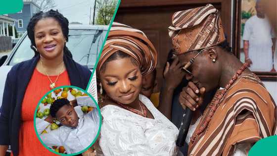 Mohbad's mum-in-law allegedly wears his Gucci jacket, shoes to US, tells Wunmi to find another man