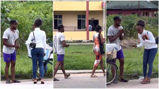 "Double my hustle": Man who dressed like ice cream hawker & tried to toast women rewards lady with N100k