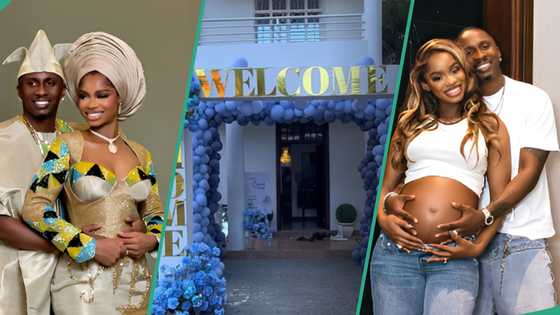 Priscilla Ojo’s husband Juma Jux welcomes her and their newborn to Tanzania, video trends: “family reunion”