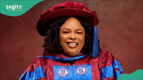 Video trends as Dame Patience bags PhD, Rivers women hail her: “Na our mama be this O”