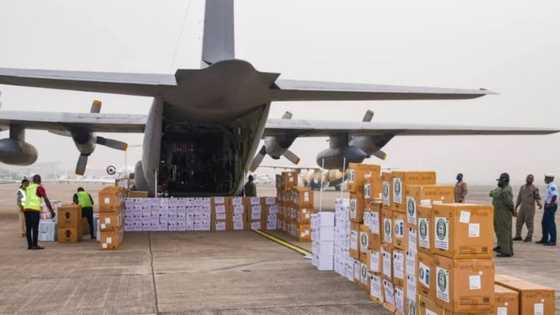 NAF commences airlift of COVID-19 relief materials to West African countries