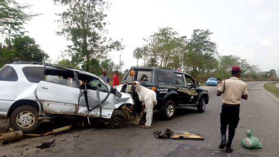 Just In: School bus with over 40 students on-board crashes in Ekiti