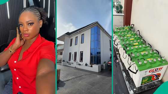 Lady who spends N1.5m monthly on diesel upgrades solar batteries in her mansion, mentions amount