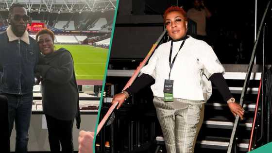 "She get swag": Burna Boy's mum Bose Ogulu adorns unique black outfit, vibes to his song, fans react