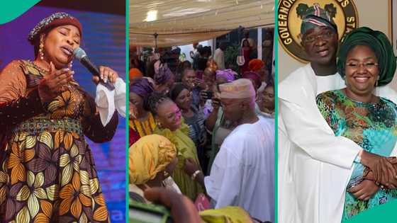 Tope Alabi performs at Fashola's wife’s 60th birthday party after being insulted by Lizzy Anjorin