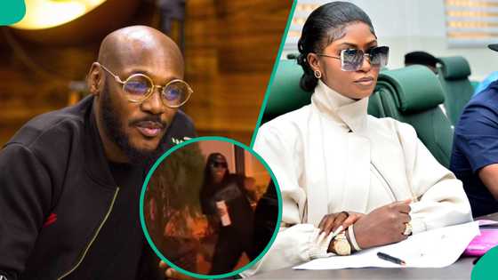 2baba's wife Natasha seen dancing to Davido's 'Funds', mannerism triggers reactions: "Is she high?"
