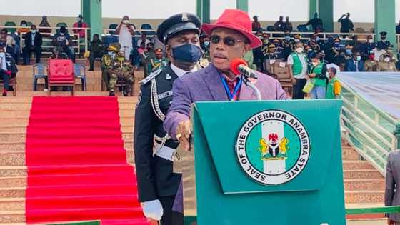 Anambra decides 2021: Governor Willie Obiano, wife cast their votes