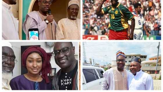 Tsohon zakaran kwallon Afrika, Patrick Mboma, ya musulunta kuma kai tsaye aka aura masa amarya