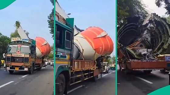 Video shows moment ill-fated Air India plane was reportedly transported, people react