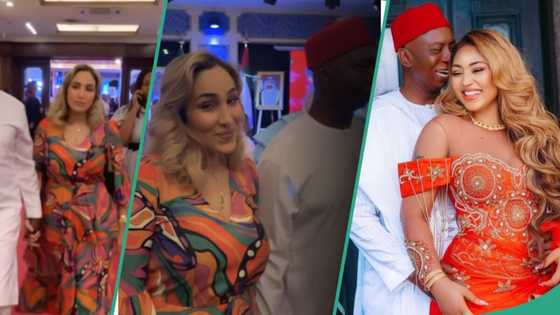 Ned Nwoko and Moroccan wife Leila hold down internet as they step out for exotic event, video trends