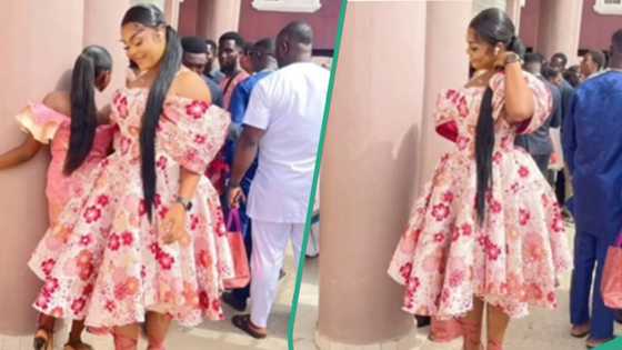 Lady orders classy dress, gets beautiful style, netizens react: "I wasn't expecting this"