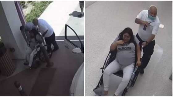Security guard with no medical training helps woman to deliver baby girl in hospital elevator