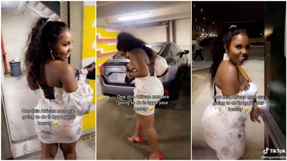 "You're beautiful, say it": Nigerian man hypes his curvy lady with Yoruba language, she smiles & blushes