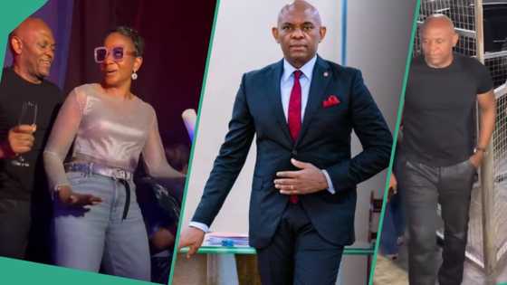 Billionaire Tony Elumelu and wife amaze many with lovey-dovey dance at UBA end-of-year party