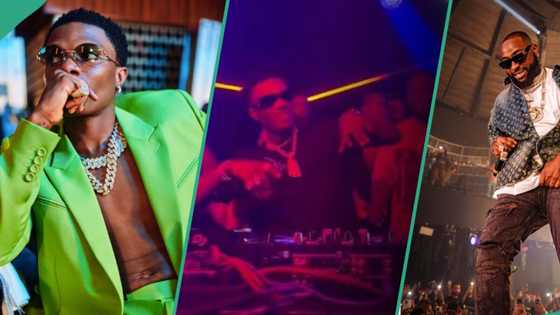 "Song is bigger than MLLE, so e no get choice": Video of Wizkid doing Davido's Unavailable dance goes viral