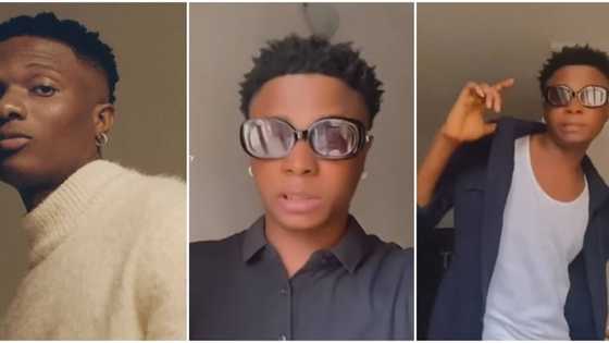 "Dem resemble but he fine pass Wizkid": Singer's new lookalike goes viral online, ladies gush over him