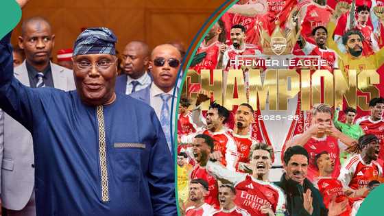 Atiku speaks on why Arsenal’s EPL success inspires him politically