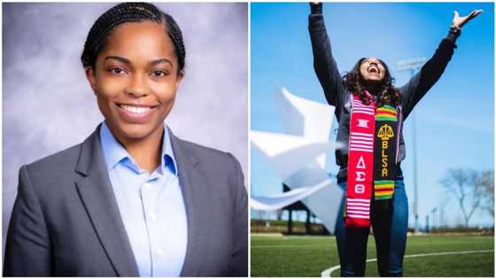 I am the first in my family! Lady passes bar exams, becomes American lawyer (photos)