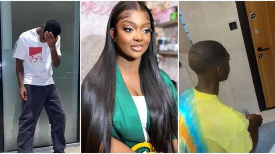 Jackie Appiah's son Damien shows full face for the first time, drops selfie