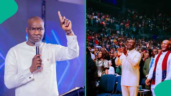 Powerful Nigerian pastor storms UK, shuts down popular 21, 000 capacity arena, "This is revival"