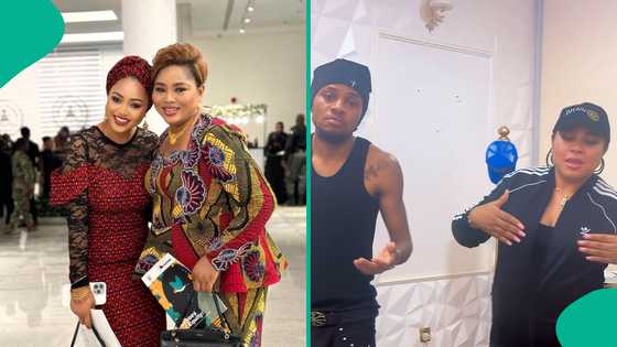 Regina Daniels' mum & her brother drop dance video after actress' marriage drama: "U no get shame"