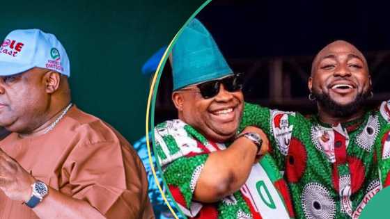 Drama as Davido's uncle, Gov Adeleke's 2 wives claim 1st lady seat to welcome Tinubu