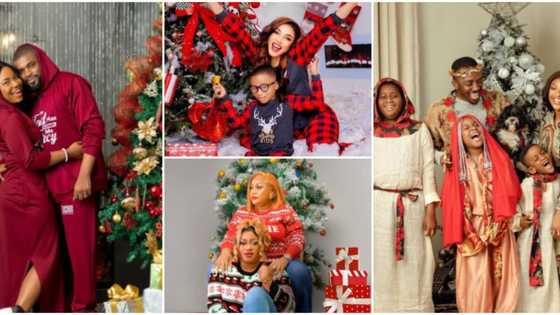 Christmas Day: Tonto Dikeh, Bovi, Omoni Oboli, other Nigerian celebs share adorable family photos