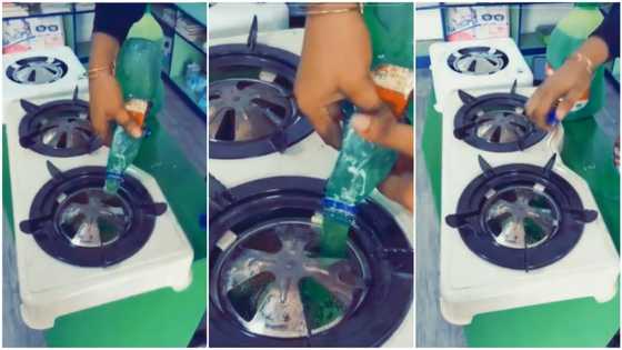 "No need for gas": Woman pours "special gel" into cooker, says it is better & doesn't produce smoke