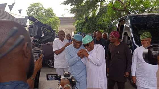 Is this defection? Wike meets powerful APC governors in Rivers, names revealed, video emerges