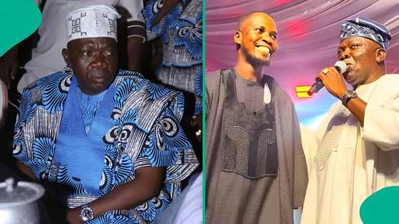 "He deliberately delayed collecting the mic": Moment between Musiliu Ishola and Apala singer trends