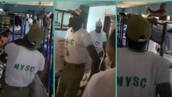 "Make sure you collect it": Corps member wins N700k in NYSC orientation camp, colleagues applaud him