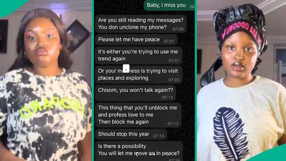 Nigerian lady chats up her ex-boyfriend, telling him she misses him, his reply generates buzz