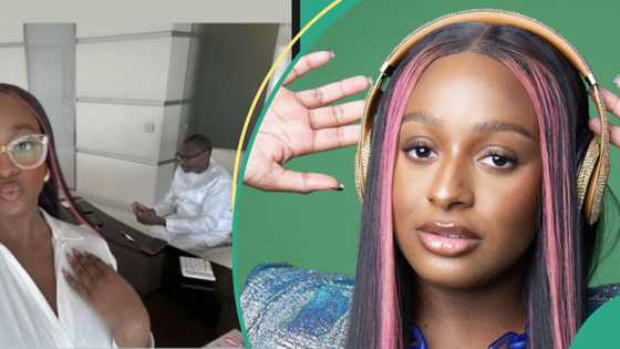 DJ Cuppy sparks concerns as she compares working in her dad's company to her entertainment career