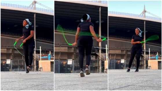 Is it that easy? Reactions as young lady dances & skips to Rema Calm Down song in viral video