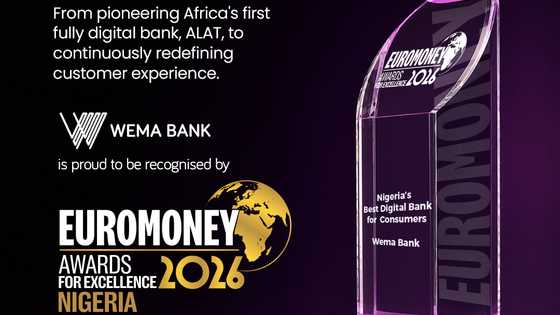 Wema Bank named Nigeria's best digital bank for consumers 2026 at Euromoney award