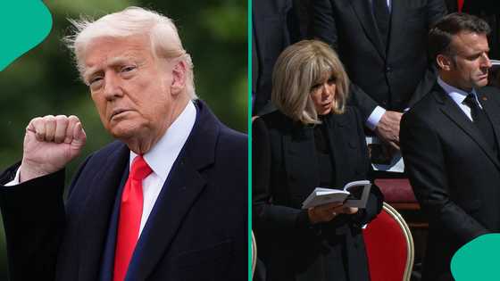 Trump offers marital advice after viral video of Macron’s wife shoving him on the face
